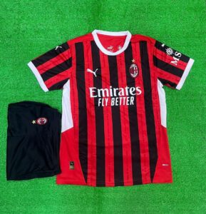 AC Milan Home Kit 2024-25 With Shorts