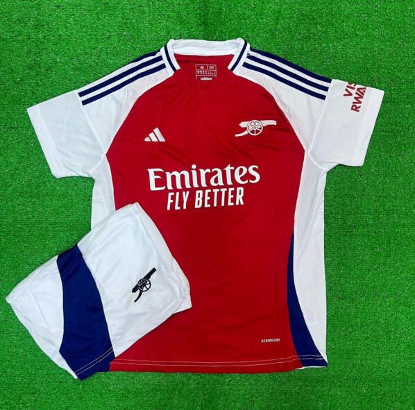 Arsenal Home Kit 2024-25 With Shorts