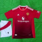 Manchester United Home 2024-25 With Shorts