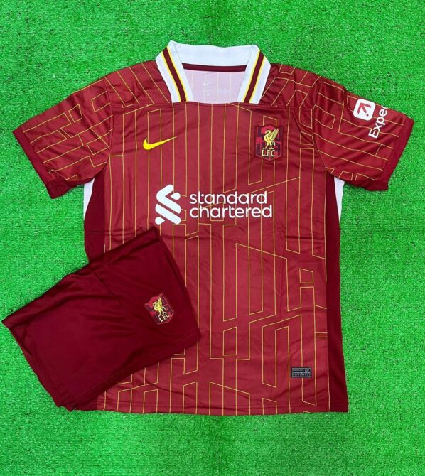 Liverpool Home Kit 2024-25 With Shorts