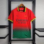 off white x ac milan red and green jersey