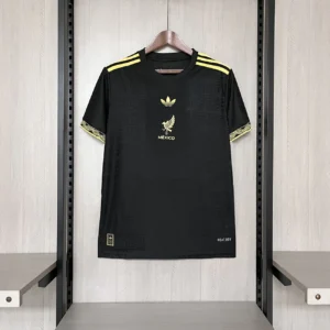 Mexico 2025 Special Edition Fan Jersey – Black with gold eagle design and detailing